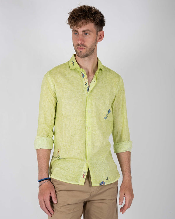 camicia LOP 293 verde