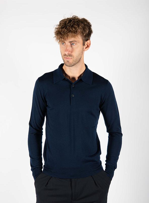 maglia POLO blu notte