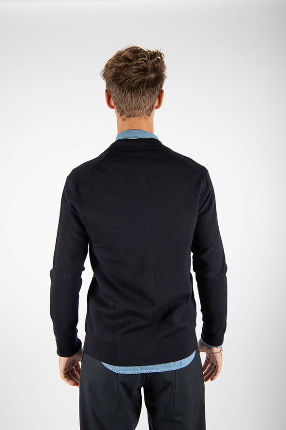 maglia GIACCA blu navy