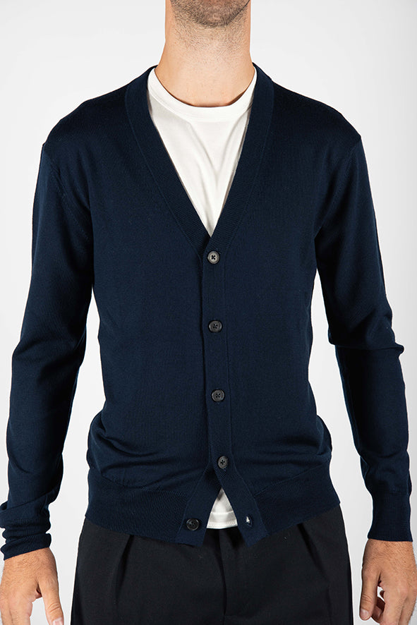 maglia CARDIGAN blu medio