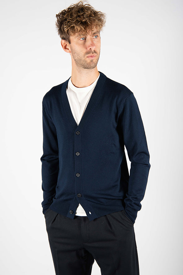 maglia CARDIGAN blu medio