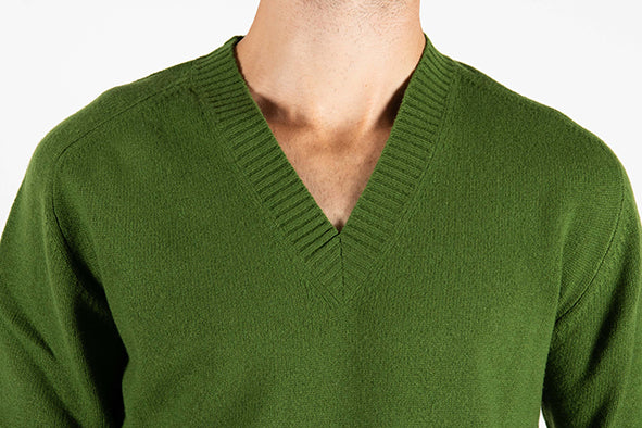 maglia PULL V verde