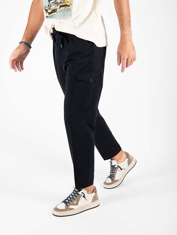 pantalone CARGO blu