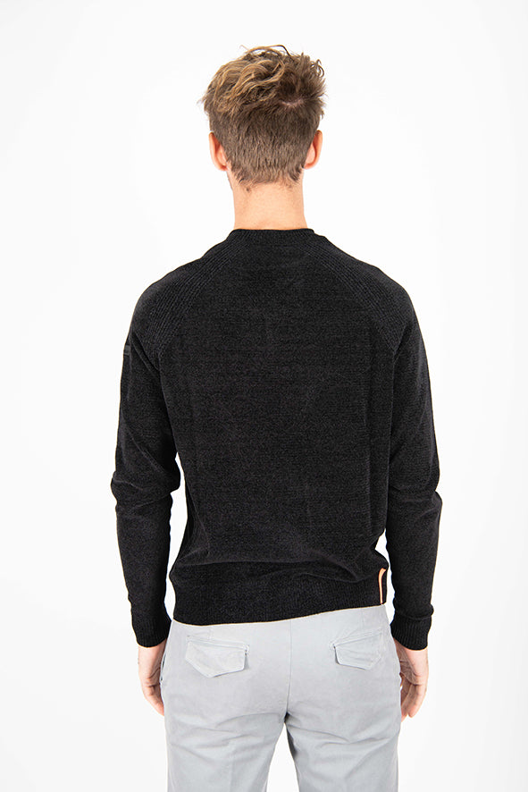 maglia VELVET ROUND nero