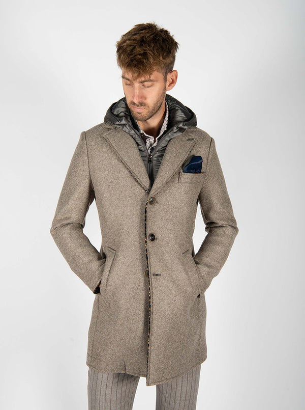 cappotto ANDY403 tortora