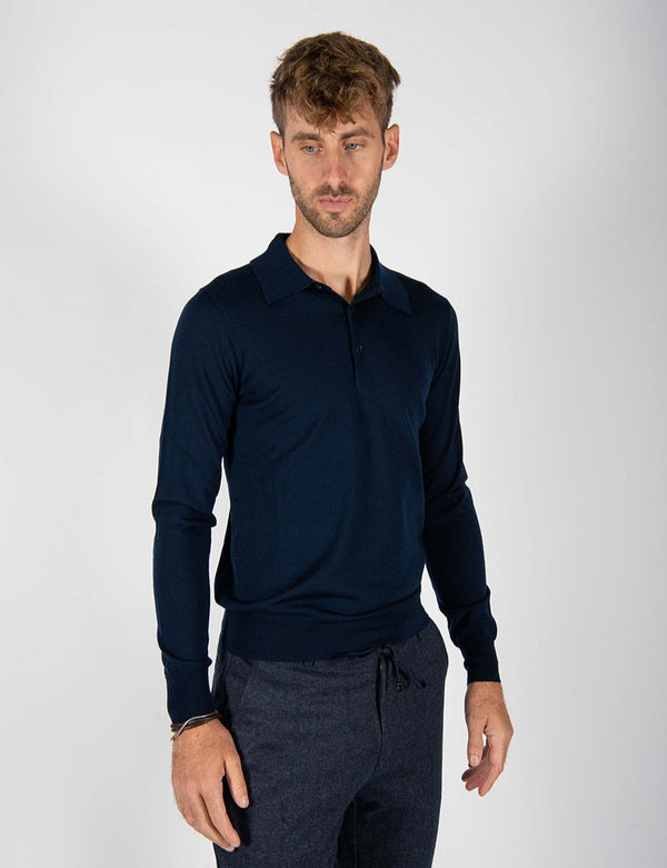 maglia FINEZZA POLO blu