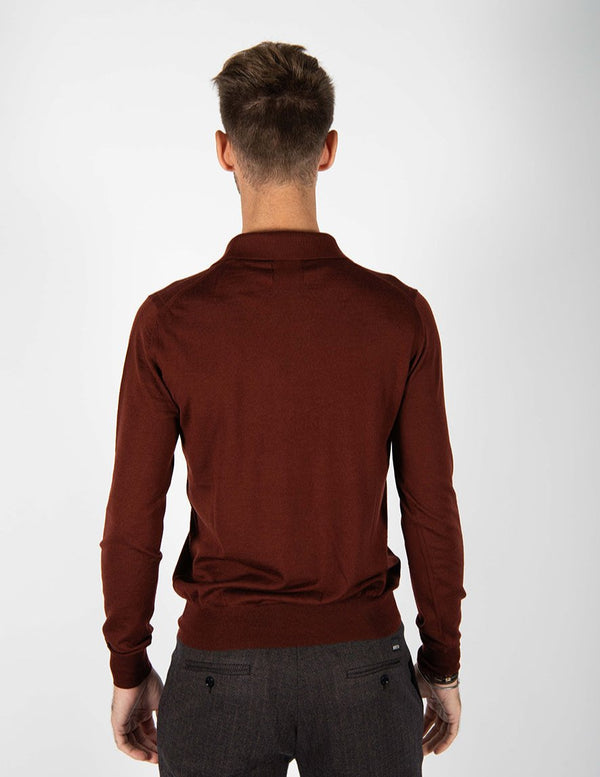 maglia POLO FINEZZA bordeaux