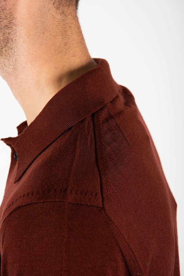 maglia POLO FINEZZA bordeaux