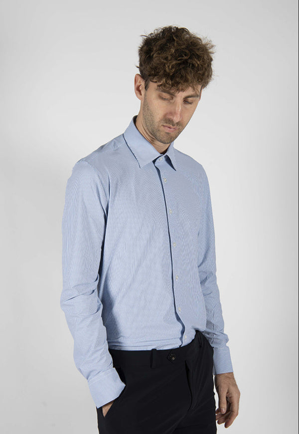 camicia OXFORD JACQUARD riga